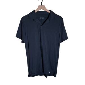 SMARTWOOL merino wool blend short sleeve classic polo S